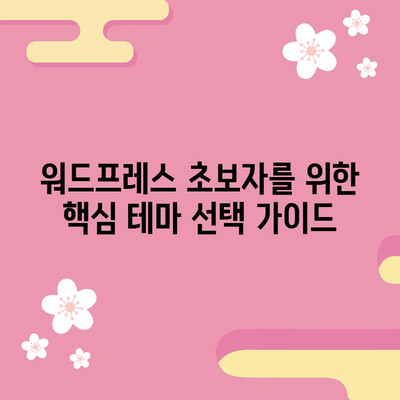 워드프레스 초보자를 위한 필수 테마 및 플러그인 소개