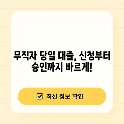 무직자 당일 대출 효과적 활용법