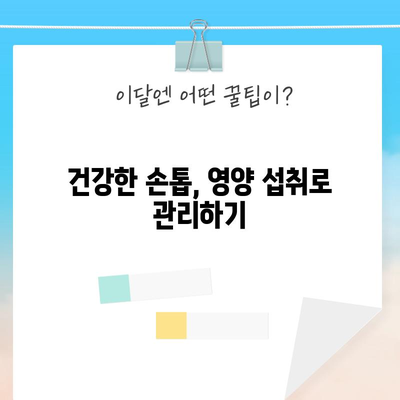 손톱 가로줄 해결 핸드북 | 증상, 예방법