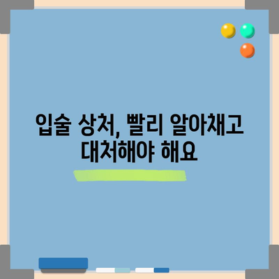 강아지 입술 부기와 상처 대처법 | 원인 파악부터 응급 처치까지