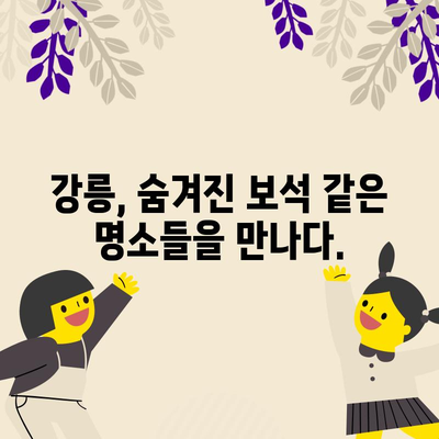 강릉 여행 완벽 가이드 | 경포해수욕장을 넘어서