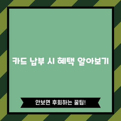 재산세 카드 납부 혜택 | 기한, 절차, 안내