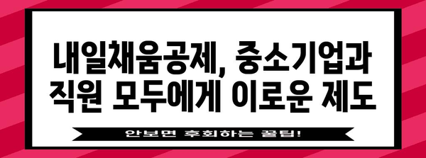 내일채움공제 활용 가이드| 중소기업 직원, 내일을 위한 선택 |  재직자, 중소기업,  내일채움공제,  지원 자격,  혜택