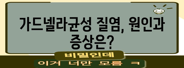 가드넬라균성 질염 가이드 | 원인, 증상, 치료, 예방