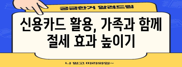 연말정산 형제자매 신용카드 사용 꿀팁| 최대 혜택 받는 방법 | 연말정산, 신용카드, 가족, 세금, 절세