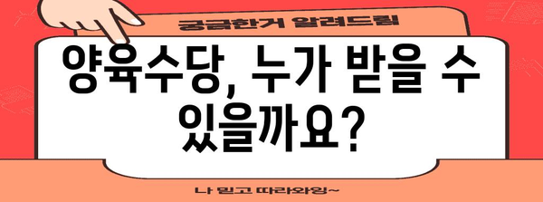 2023년 양육수당 지급 기준 및 신청 방법 총정리 |  출산, 양육, 지원, 자격, 신청