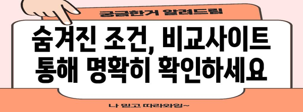 의료 실비보험 비교 사이트 활용 가이드 | 정보 수집 팁