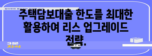 주택담보대출 한도 최적화 | LTV 계산을 통한 알뜰 리스 업그레이드