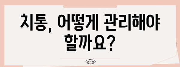 치통 없애는 법 | 원인, 해결책, 예방 조치