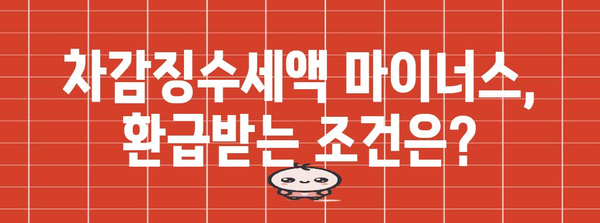 연말정산 차감징수세액 마이너스, 환급받는 방법 알아보기 | 연말정산, 환급, 세금 팁, 절세