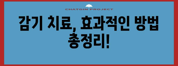 감기 완벽 정복 가이드 | 잠복기, 증상, 예방법, 치료법 총정리