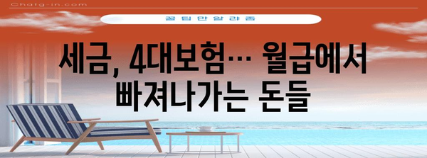 연봉 실수령액 파헤치기 | 2024년 월급 실제 손금