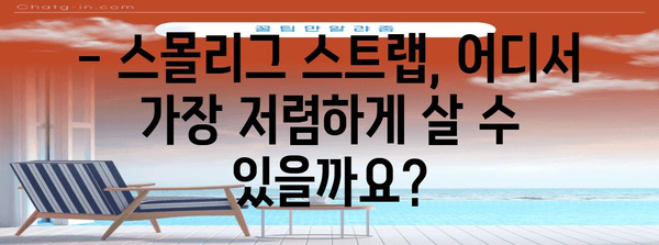 스몰리그 스트랩 가격 비교 | 최저가 탐색, 할인 정보