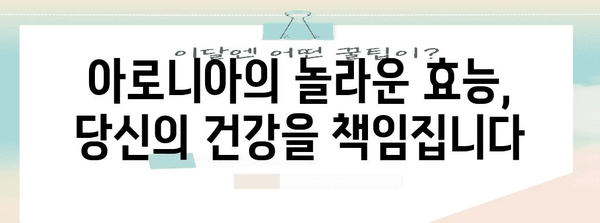 항산화의 보금자 아로니아 | 건강과 면역력 향상의 비밀