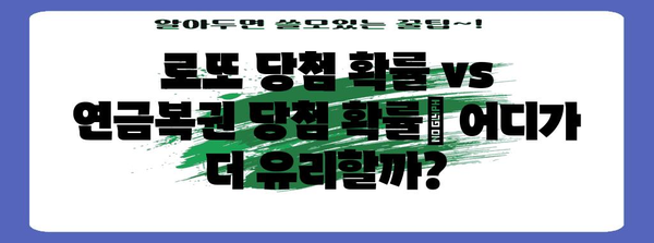 즉석복권 가격 비교 | 로또, 연금복권, 스크래치