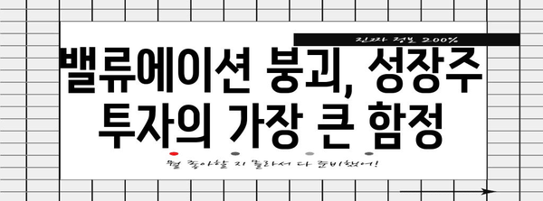 성장주 투자의 함정 | 리스크 관리의 필수성