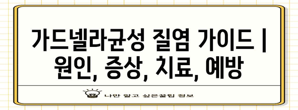 가드넬라균성 질염 가이드 | 원인, 증상, 치료, 예방