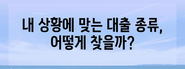 대출 상담 필수 정보 | 나에게 맞는 대출 선택 가이드