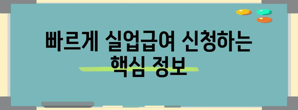 시간을 절약하는 실업급여 신청 가이드