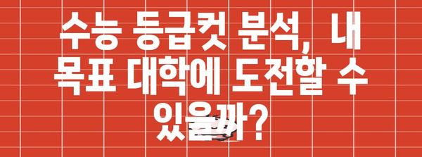 수능 등급 비율 분석 |  나에게 맞는 대학, 어떻게 찾을까? | 수능, 등급컷, 대학 합격, 진학 전략