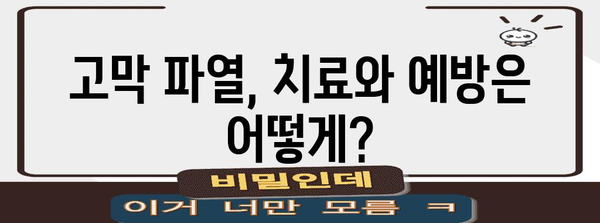 고막 찢어짐 여부 진단하기 | 증상과 의학적 확인법