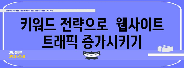 키워드 최적화를 활용한 검색 엔진 최적화 강화