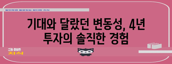 미국 주식 장기 투자 4년의 진실