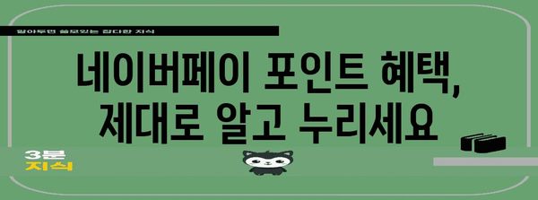 포인트 습득 꿀팁 | 네이버페이 사용법 총정리