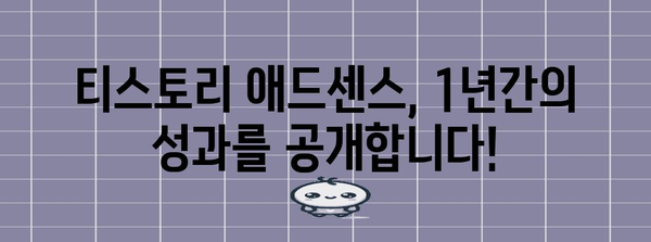 블로거 성공 명세서 | 티스토리 애드센스 1년 수익 분석