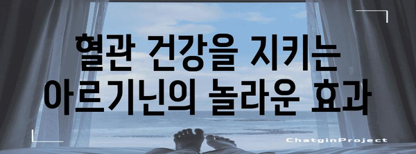 혈액순환 개선의 히어로 | 아르기닌의 효능과 작동 메커니즘