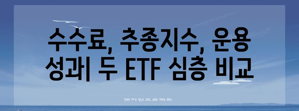 미국 빅테크 ETF 비교 | KODEX vs ACE