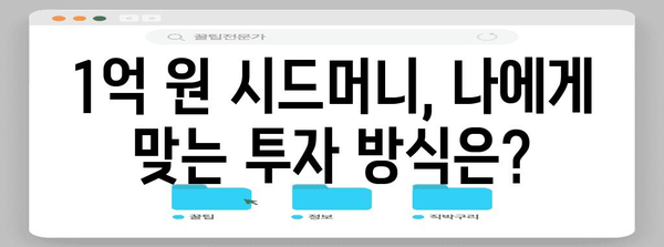 대출 vs. 자금 | 사회초년생을 위한 1억 원 시드머니 확보 전략