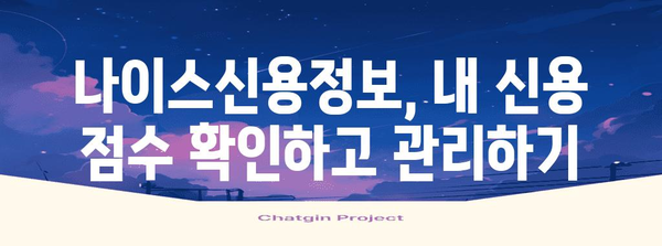 나이스신용정보 활용 가이드 | 신용관리부터 대출까지 알아두면 좋은 사항