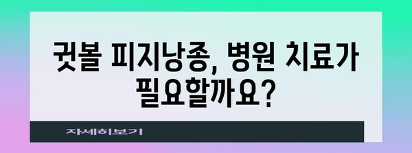 귓볼 피지낭종 해결법 가이드 | 원인 파악과 관리 팁