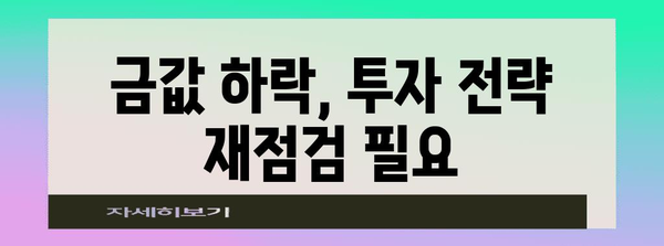 금값 급락의 놀라운 이유