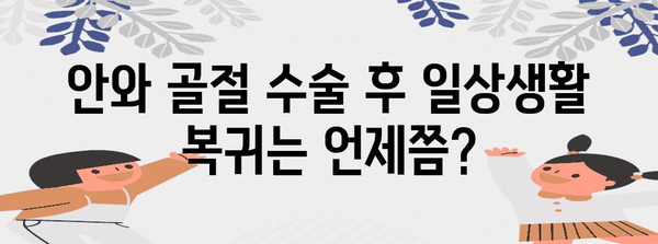 안와골절 수술 후 생존 가이드 | 회복 시간, 팁