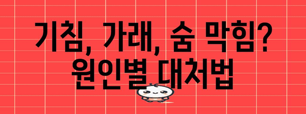 기관지염 완화 천국 | 폐 염증 해결 가이드