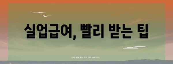 시간을 절약하는 실업급여 신청 가이드