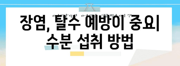 장염 빠른 회복 가이드 | 증상과 식단 관리