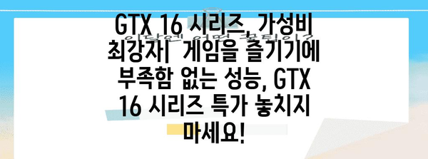 블랙 프라이데이 그래픽카드 최저가 득템 가이드 | RTX 40 시리즈, GTX 16 시리즈, 할인 정보, 추천 모델