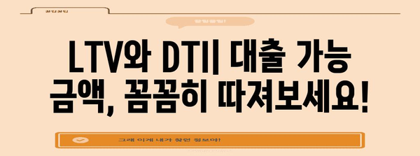 주택담보대출 금리 계산기 필수 지침 | LTV와 DTI 이해하기