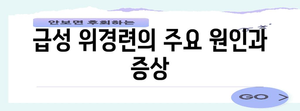 내시경에서 급성 위경련 대처법 | 원인 분석과 응급 처치