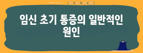 임신 초기 콕콕 쑤심 | 아랫배 통증 원인과 대처법